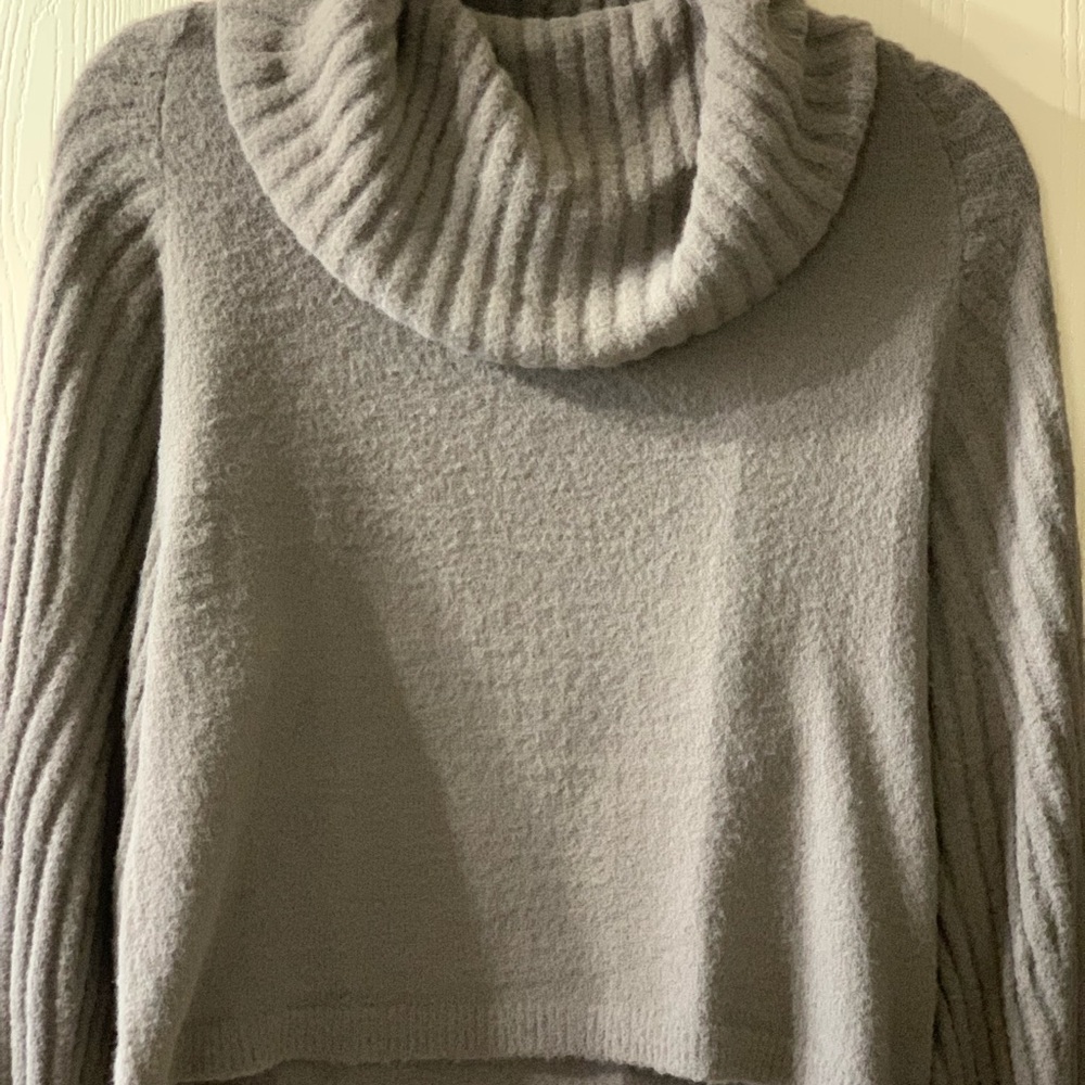 Express Ribbed Cowl neck Sweater